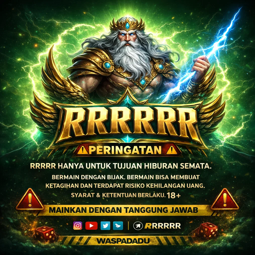 Ilustrasi halaman disclaimer resmi RRRRR yang menjelaskan batasan layanan dan tanggung jawab pengguna